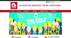 Desktop Screenshot of cacrarquitectos.com